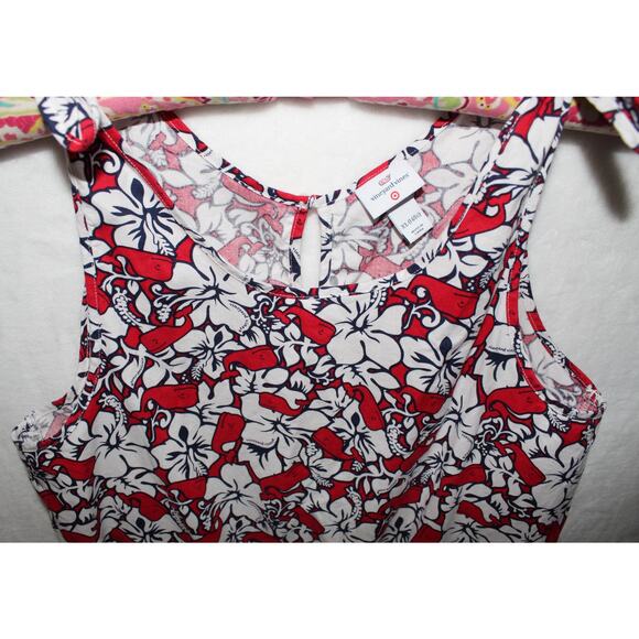 Target x Vineyard Vines Romper in Whale/ Hibiscus Pattern, Girls Size XL (14/16) - Picture 6 of 9
